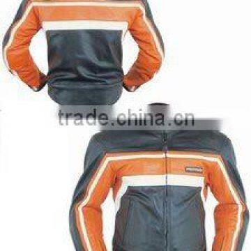 DL-1188 Leather Motorbike Jackets/Chopper Leather Jackets