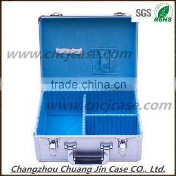 aluminum medical paramedic doctors case silver Chian aluminum medical carrying cases