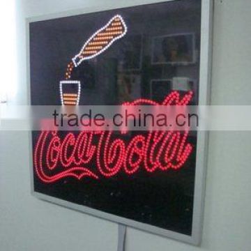 super durable Advertising Acrylic crystal LED sign