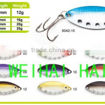 attractive fishing spoon metal lure well painted