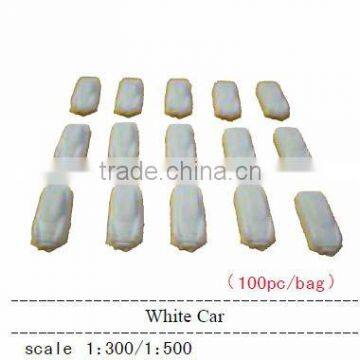 mini white plastic car/model car/white car/white mini model car