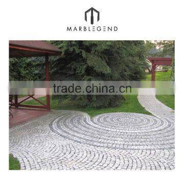 natural fan shape paving stones granite for garden