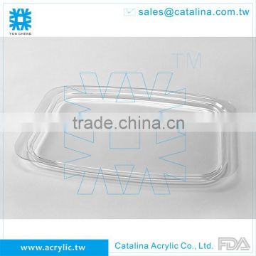Taiwan Manufacturer High Quality Acrylic Banquet Serving Tray
