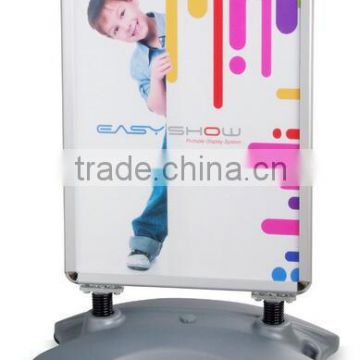 strong wind resistant poster stand ,stable water base