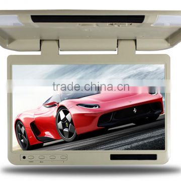 22 inches flip down car tft lcd color monitor/roof mount tft lcd car monitor
