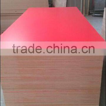 high quality colored mdf white laminated melamine mdf board