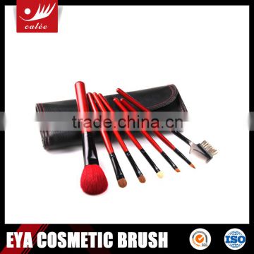 7-pieces Economic Makeup Brush Sets with classci black cosmetic bag