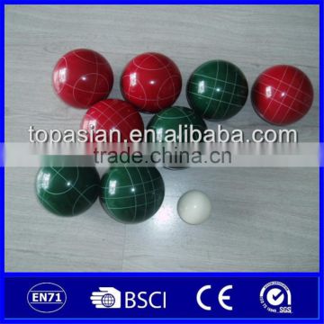 Popular french game of polyresin boules petanque bocce