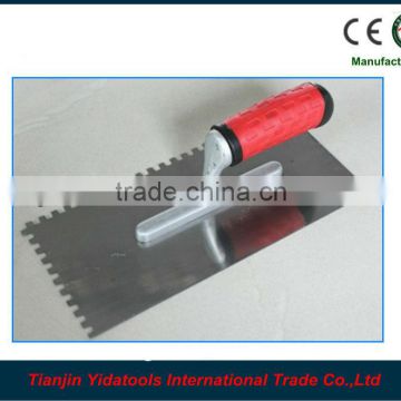 plastering trowel with rubber plastic handle