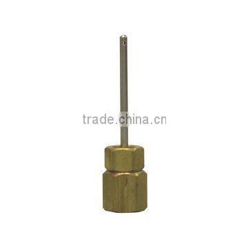 Brass Gauge Adapter with SS test needle