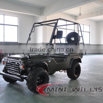 Automatic Mini Jeep Willys with Roll Bar and Rear Carrier
