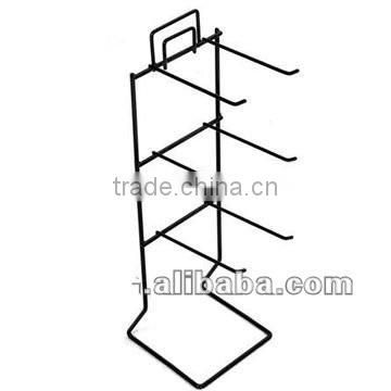 Fixed Wire metal Hook Display Stands with Sign Holder Great