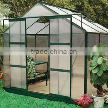 8*8ft elegant design aluminum greenhouse for garden