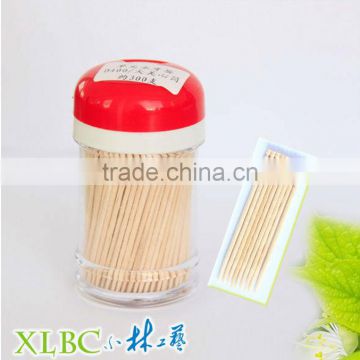 Nature tableware Red Core Jar two point wooden toothpick