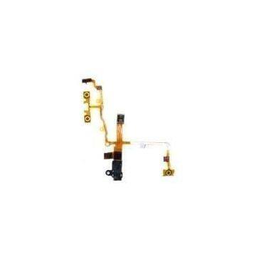 Iphone 3g Earphone Jack Power Volume Switch Flex Cable Black