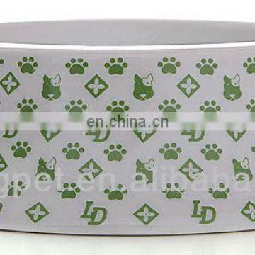 Ceramic pet bowl