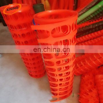 HDPE Heavy duty orange plastic safety mesh fence