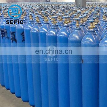 Weight Of 50L High Quality Steel Oxygen Cylinder Price , Oxygen Gas Cylinder Filling Station