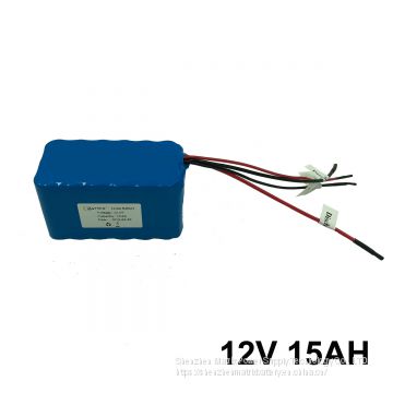 Rechargeable lithium ion battery 12V 15Ah for solar street light LED light