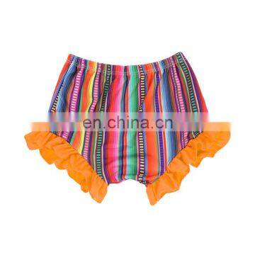 Girl Serape Bummie Shorts Toddler Nappy Cover Baby Girls Ruffe Bloomer