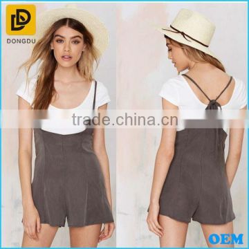Fashion Slim Strap Skirt/Sexy Sleeveless Pocket Jumpsuit Dress Rompers For Women Ladies Girls