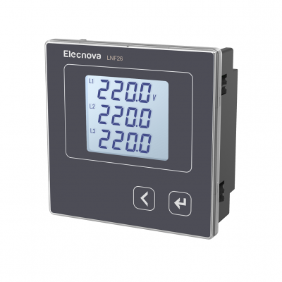 Power distribution AC digital 3 phase smart 96*96 panel mounted voltage meter