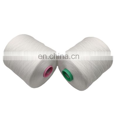 Wholesale Soft Poly Poly Core Spun Thread FDY Twisted Yarn For Dyeing And Sewing