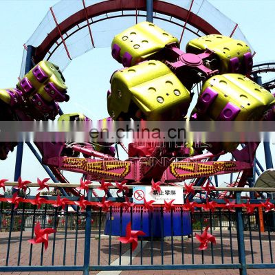 Crazy adult thrilling game equipment amusement energy storm claw rides for sale