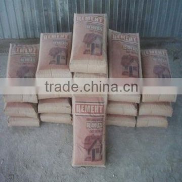 China supplier 2014 new brand brown kraft paper bag for packing cattle feed cement 50kg/25kg