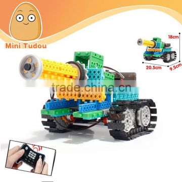 Hot style4 Channel Remote Control suit remote Variety building blocks bricks educational toys assembled robot tank