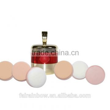 cosmetic make up powder puff with handle