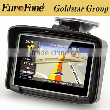 4.3" Waterproof motorcycle gps navigator for car and motorcycle with BT 8G Free Maps from Prolech factory Car GPS Navigation