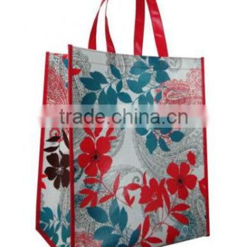 full colour printing pp woven shopping bag
