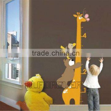 Giraffe Height Sticker For Home Decoration