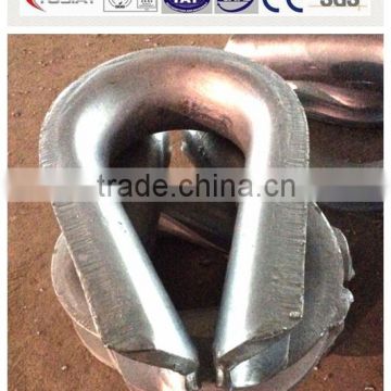 A3 Steel/15# Steel/35# Steel Standard Metal Wire Rope Thimbles G414