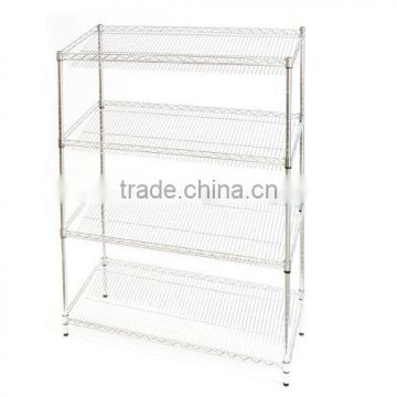 Chrome wire Steel Storage shelf Supermarket or Home use