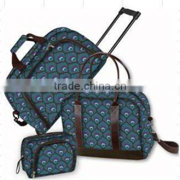 600D 3 pieces travel set trolley bags