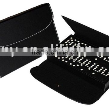High Quality Domino Game Set in Leather Case