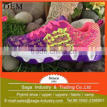 ladies shoes wholesale flyknit flywire uppers sport shoe