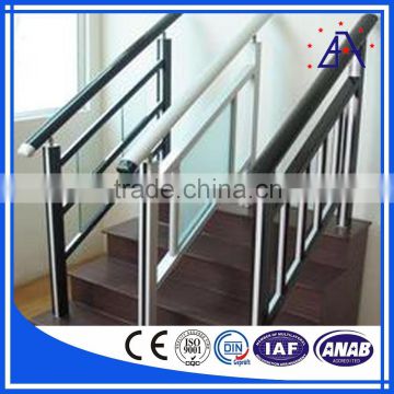 High Quality Brilliance Popular Aluminum Slot 6061 Handrail for Stairs