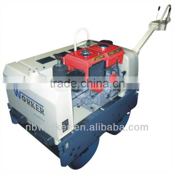 WKR850 double drum roller 850kg ,18KN,hydraulc drive