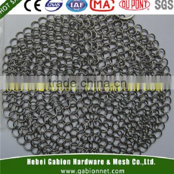 316L/316/304 stainless steel chain mail scrubber