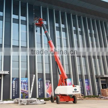 480kg loading capacity telescopic boom lifts with CE approval