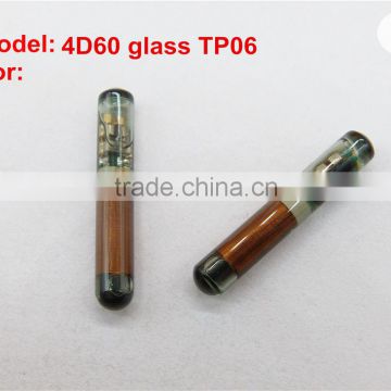 Original Glass crystal unlocking locked transponder for car transponder chip ID 4D60 glass chip60 TP06