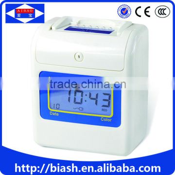 top selling electronic time recorder attendance machine price