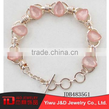 High Quality Cheap Custom stone bead bracelet