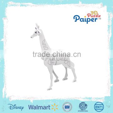 3d puzzle animal paper toy diy painting puzzle