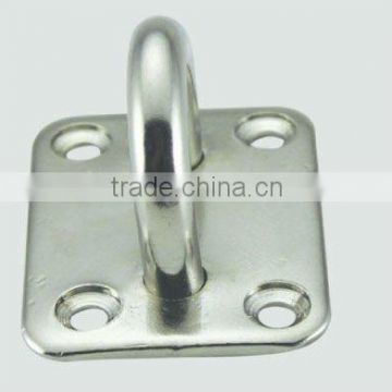 Stainless Steel Square Plate With Eye