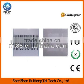 8.2Mhz Center Frequency EAS Label with Barcode 404/RF Sticker Label Alarming/Wholesale EAS Antitheft Soft Tag