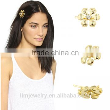 New Brand Design Summer flower Beach Hairpin with crystal
